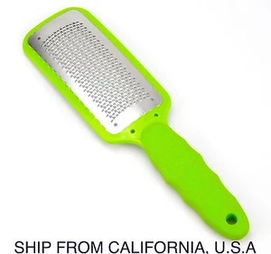 BHQ COLOSSAL PEDICURE RASP FOOT FILE CALLUS REMOVER GREEN  - Picture 1 of 4