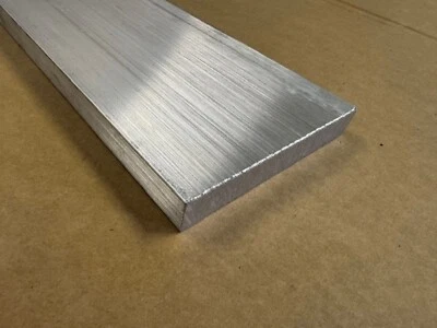 Barra plana de aluminio de 1/2" x 4" x 72 pulgadas de largo, aluminio 6061 Foto 1 de 3