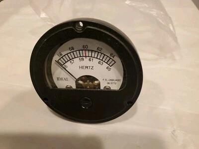 BJK 55-65 60 HZ Hertz Frequency Gauge Meter MEP 831a 016b 531a Military Generator