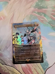 MTG RAINBOW FOIL Song Of Creation Secret Lair Hatsune Miku NM W1 - Picture 1 of 1