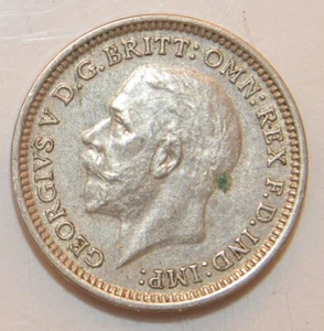 1933 Three Pence Great Britain Silver - Picture 1 of 2