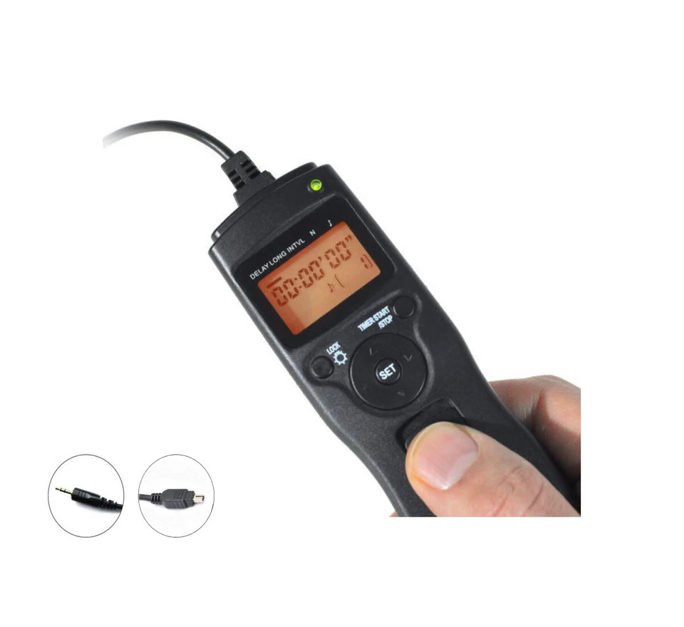 AYEX Temporizador disparador remoto DC1 para Nikon D70 D70S D80 (TR1)