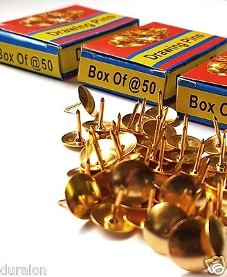 Drawing Pins Solid Head silver Drawing Pins x 200 New Stock - Image 1 of 4