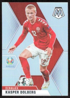 2021 3743D Panini Mosaic UEFA EURO 2020 SILVER PRIZM Kasper Dolberg Denmark #39 - Image 1 of 2