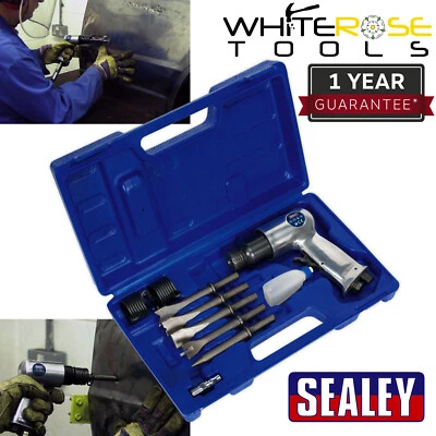 Sealey Air Hammer Kit with Chisels Medium Stroke Air Tool Garage Workshop - Image 1 of 4