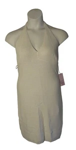 Wild Fable NEW L White Halter Style Sweater Dress NWT - Picture 1 of 3