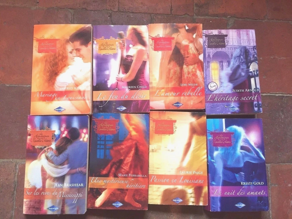 LOT 8 LIVRES ROMANS HARLEQUIN 2007 les héritières de la nouvelle orléans - Photo 1/2
