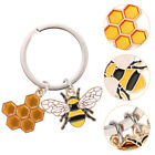  Bee Keychain Alloy Child Backpack Cartoon Pendant Locket Keychains for Kids