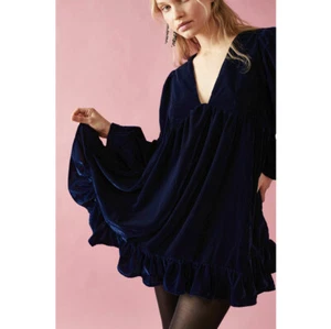 Free People Estella Velvet Mini Sz XL - Picture 1 of 9