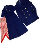 JAL The 6th Uniform jacket-dress-suit set Hanae Mori design size9 Japan Airlines