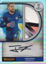 2021-22 Merlin UEFA Champions League Match Ball Signatures Jorginho - Chelsea