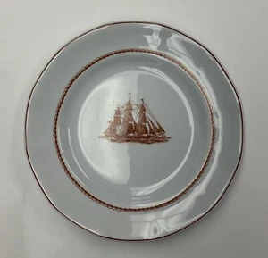 Wedgwood Flying Cloud Game Cock 1850 Georgetown Made In England 6” Dessert Plate - Picture 1 of 3