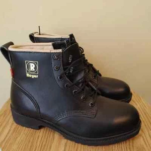 Royer Men's Dress black Steel toe Size 8.5 - Picture 1 of 9