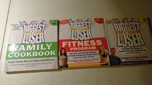 The Biggest Loser Lot Set of 3 Cookbooks Family Fitness Program Jillian Michaels - Imagen 1 de 10