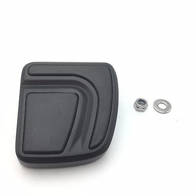 Pastilla de pedal de freno pequeña negra para Harley Davidson Fat Bob FXDF Dyna Wide Glide Foto 1 de 4