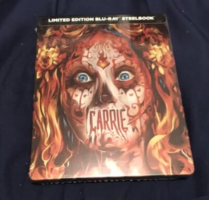 Carrie Limited Edition Steelbook Blu-ray Exclusive Horror BRAND NEW OOP RARE - Picture 1 of 2