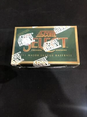 1993 Score Select Premier Hobby Factory Sealed Wax Box 36 Packs Derek Jeter RC - Image 1 of 4