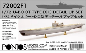 Pontos Models 1/72 U-Boat Type IX C Detail up Set for Revell kit #05114 - Picture 1 of 1