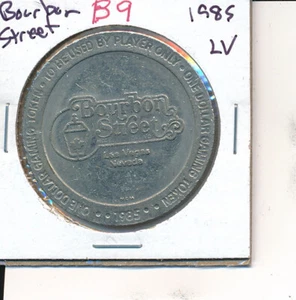 $1 CASINO TOKEN MASON 1985 BOURBON STREET LAS VEGAS NV OFFER:  B-9 - Picture 1 of 2