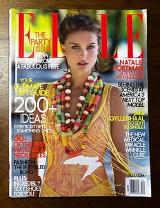 ELLE MAGAZINE Dec 2004 NATALIE PORTMAN Jude Law Party Issue - Picture 1 of 7