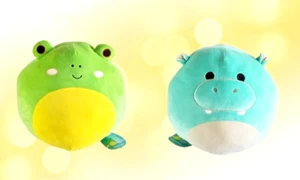 SQUISHMALLOWS Flip A Mallows Wendy Hank Frog Hippo 12 in Plush Toy Soft Stuffed - Picture 1 of 12