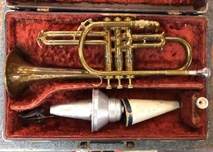 Vintage King Master Model Cornet Trumpet with Original Paperwork - Used - Picture 1 of 12