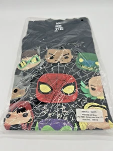 Spider-Man: Blue Pop! Camiseta Negra Marvel Collectors Corp Grande - Imagen 1 de 5
