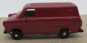 Rare PREISER HO 1/87 Ford Transit MK1 Dark Red No Box - Picture 1 of 6