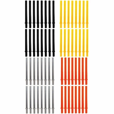 Rungen 72,5 mm in schwarz gelb grau orange 16 Stück kompatibel zu LGB Spur G