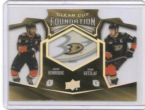 2019-20 Upper Deck Series 1 Adam Henrique Ryan Getzlaf Foundation Insert Card - Picture 1 of 2