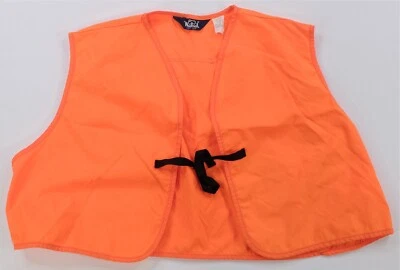 Rare Vintage WOOLRICH Reflective Safety Hunting Vest Jacket 90s Bright Orange L - Image 1 of 4