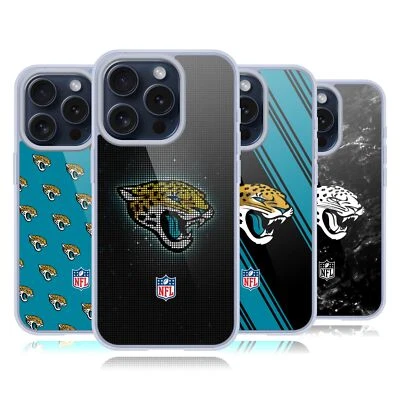 OFFICIAL NFL JACKSONVILLE JAGUARS ARTWORK GEL CASE FOR APPLE iPHONE PHONES - Image 1 of 4