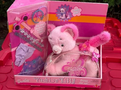  BARBIE FASHION KITTY DRESS ME UP PELUCHE Con Vestido Foto 1 de 4