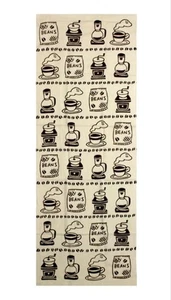 Kamawanu x Ginza Itoya Collaboration Tenugui Coffee Shop - Picture 1 of 5