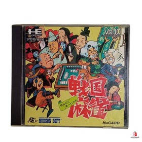 Sengoku Mahjong PC Engine HuCard PCE Japan Hudson Soft Table Strategy Game 13+