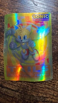 Sonic the Hedge Hog Tails collector card Holographic - Image 1 of 4