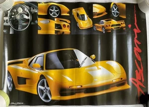 Sammlerstück Retro "Ascari FGT" Sportwagen Poster, Rene Staud - Bild 1 von 15