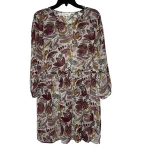 Vestido túnica transparente con estampado floral Two by Vince Camuto para mujer - Imagen 1 de 10