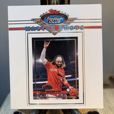 2023 Topps Stadium Club Bo Bichette Master Photo insert #78 - Image 1 of 2