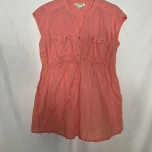 Motherhood Maternity Women's Top Size L Blouse Coral - Picture 1 of 9
