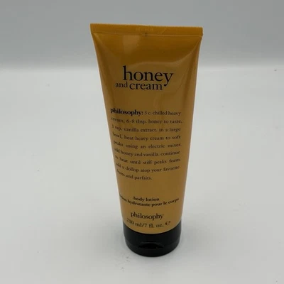 PHILOSOPHY HONEY & CREAM BODY LOTION 7 OZ NEW SEALED Intense Hydration Cream - Image 1 of 4
