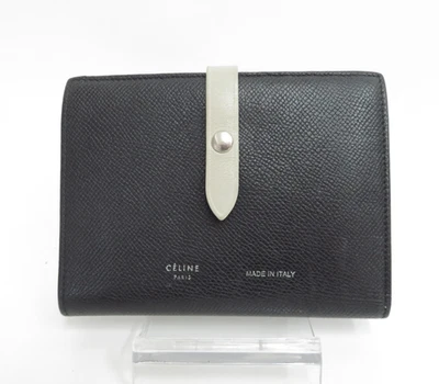 Auténtica Cartera Larga CELINE Correa Mediana Cuero Biford I#4856 Foto 1 de 4