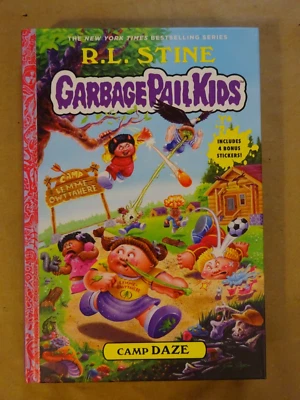 Signed R. L. Stine Camp Daze Garbage Pail Kids Autographed Book Foto 1 de 4