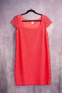 Vestido Hoss Intropia España Mujer Talla 40 Coral - Imagen 1 de 3