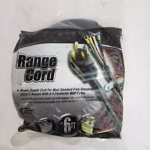 NEW COLEMAN CABLE 6-FT UNIVERSAL 4-WIRE NEMA 14-50 AMP RANGE STOVE POWER COR - Picture 1 of 2