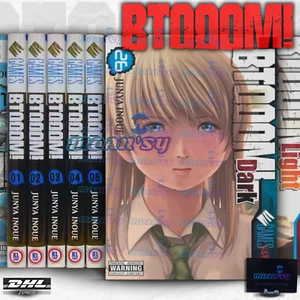 Btooom! Manga inglese volume 1-26 set completo fumetti nuovo di Junya Inoue - Foto 1 di 21