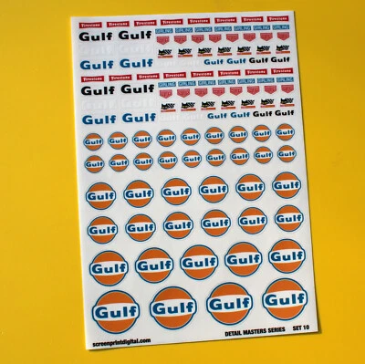 RC 10. Maßstab 1:10 Sponsor Detail ""Vintage Classic Race Rally"" Aufkleber SET 10 - Bild 1 von 2