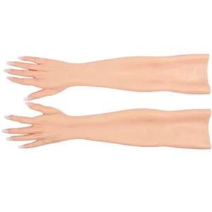 Künstliche Haut Weibliche Hand Schaufensterpuppe Silikonhandschuhe Crossdresser - Bild 1 von 11