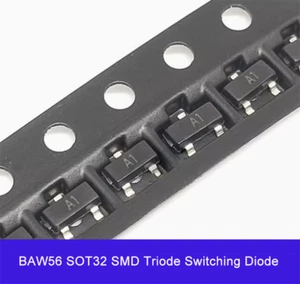BAW56 SOT32 SOT-23 SMD Triode Schaltdiode elektronisches Bauelement - Bild 1 von 4