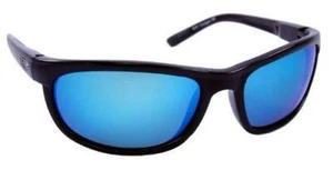 Sea Striker Outrigger Polarized Sunglasses with Black Frame,Blue Mirror and Grey - Picture 1 of 1
